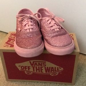 Toddler shimmer pink vans